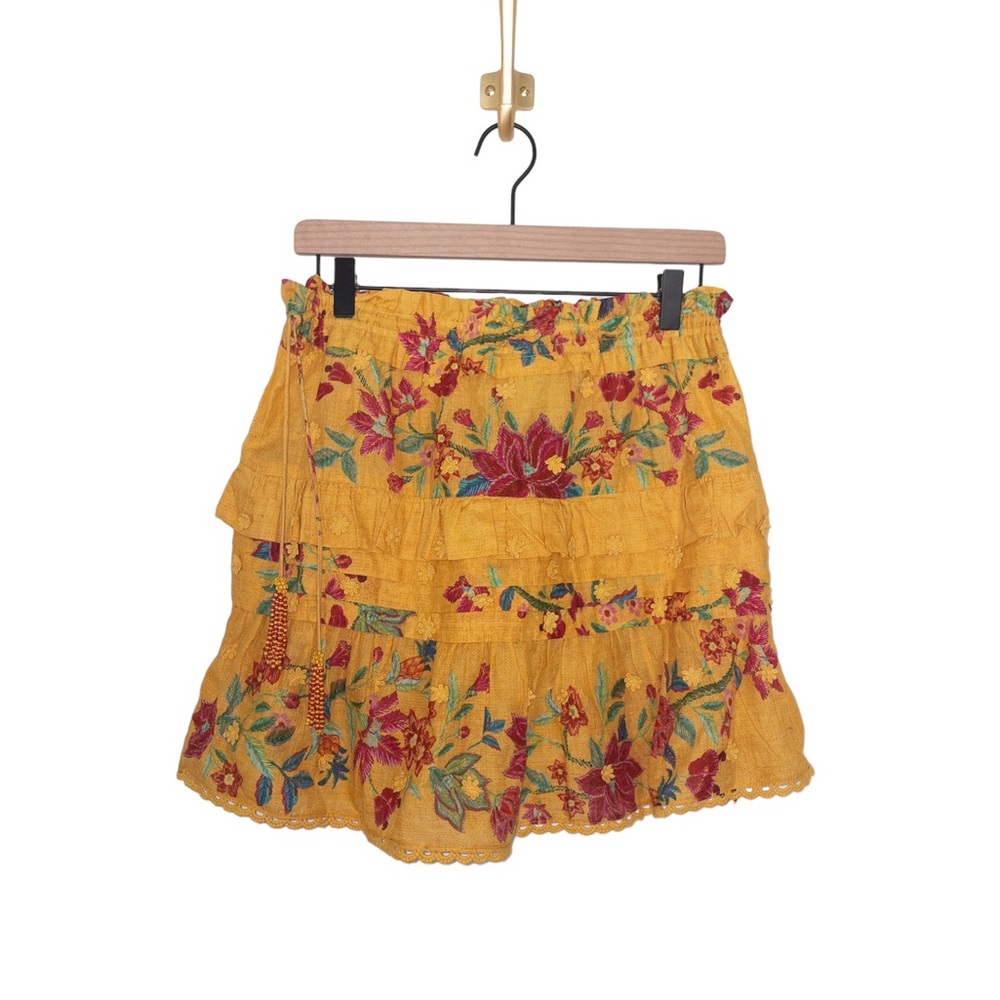 NWT FARM RIO Flower Dream Tiered Cotton Skirt size Medium - Picture 9 of 10